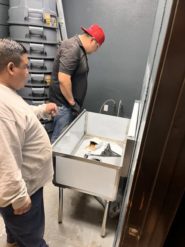 Commercial plumbing and sink installation in Windy Oaks